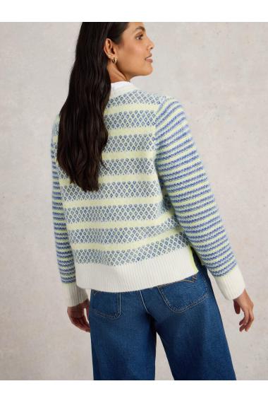 White Stuff SAMMY STRIPE JUMPER in BLUE MLT Art. WS443048