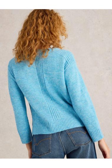 White Stuff FLUFFY BOXY JUMPER in BRT BLUE Art. WS443088