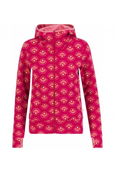 Blutsgeschwister Zipper-Hoody Scuba Duba Zip up in delightful flower dance Gr. S
