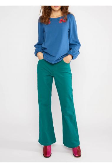 Blutsgeschwister Langarm- Shirt Say it Loud in mountain clouds blue Gr. S
