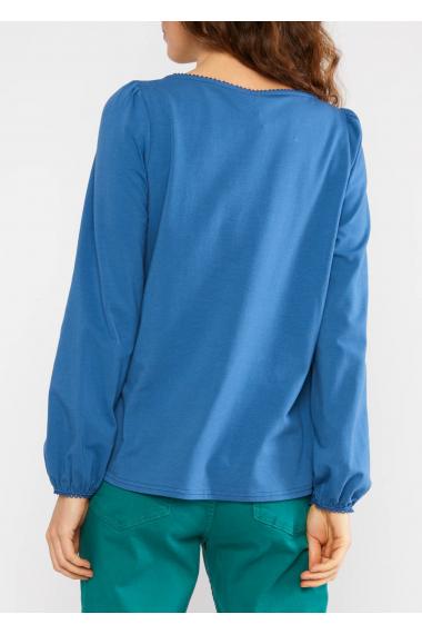 Blutsgeschwister Langarm- Shirt Say it Loud in mountain clouds blue Gr. S