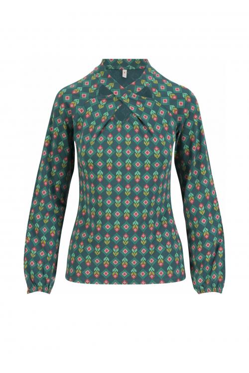 Blutsgeschwister Langarm- Shirt Poetic Garden Boho in freezy breezy flower Gr. S