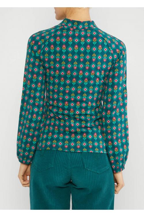Blutsgeschwister Langarm- Shirt Poetic Garden Boho in freezy breezy flower Gr. S