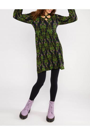 Blutsgeschwister Mini-Kleid She's got the Knot in thistle hood Gr. S