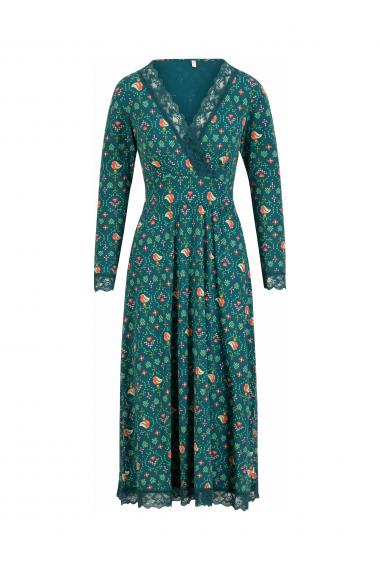 Blutsgeschwister Midi- Kleid Head to Toe Wow in birds of fair isle Gr. S