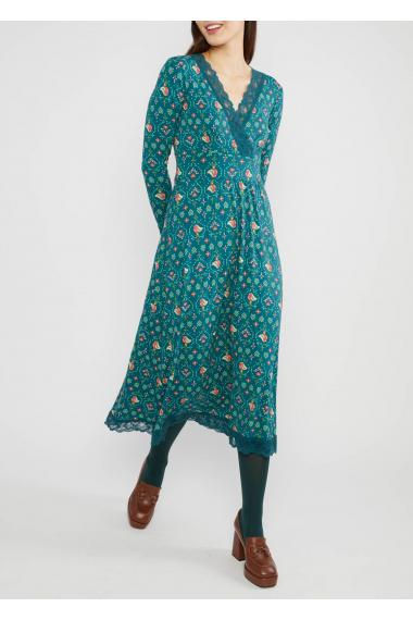 Blutsgeschwister Midi- Kleid Head to Toe Wow in birds of fair isle Gr. S