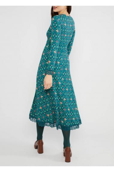 Blutsgeschwister Midi- Kleid Head to Toe Wow in birds of fair isle Gr. S