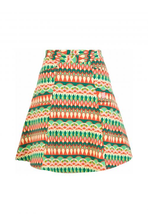 Blutsgeschwister Midi- Rock Elfentanz in fair knit Gr. S