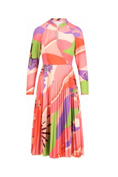 Blutsgeschwister Midi- Kleid Dazzling Dreamscape in magical sakura blossoms Gr. S