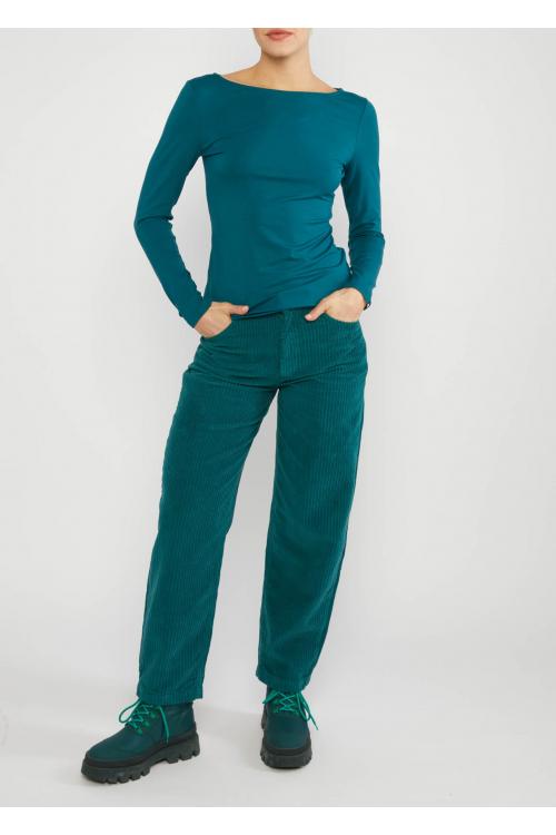 Blutsgeschwister Langarm- Shirt Sweet Sailorette in atlantic ocean Gr. S