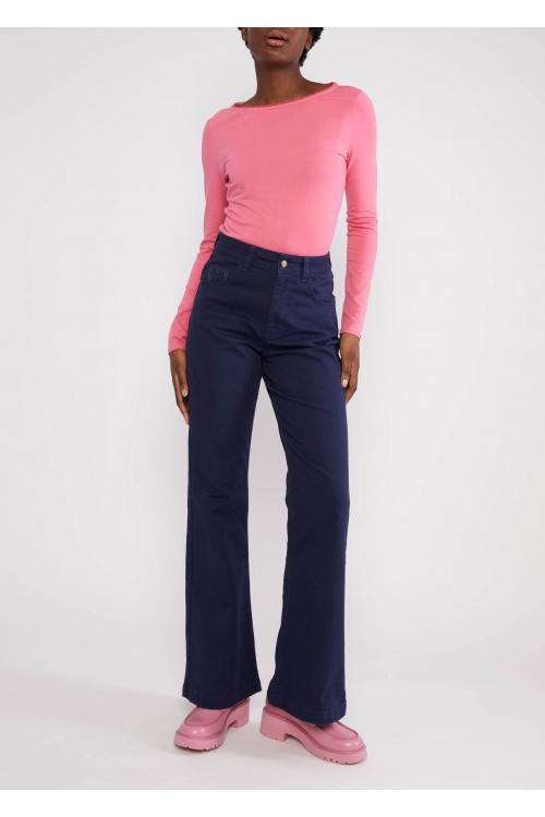 Blutsgeschwister Maxi- Hose Yes, we Flare in academic blue Gr. 27