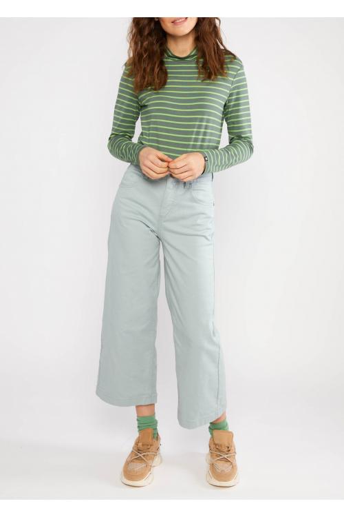 Blutsgeschwister Maxi- Hose High Waist Culotte in pastel blue Gr. 27