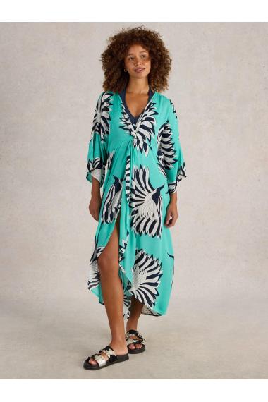 White Stuff Womens Cleo Kimono   in BLUE_MLT Art WS440866
