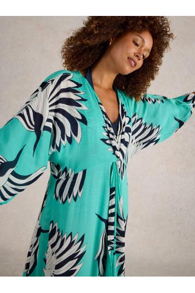 White Stuff Womens Cleo Kimono   in BLUE_MLT Art WS440866