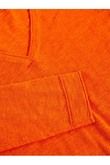 White Stuff Womens NARIA LINEN BLEND JUMPER  in BRT_ORANGE Art WS443038