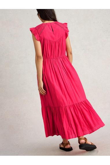 White Stuff Womens Paige Maxi Dress   in BRT_PINK Art WS443636