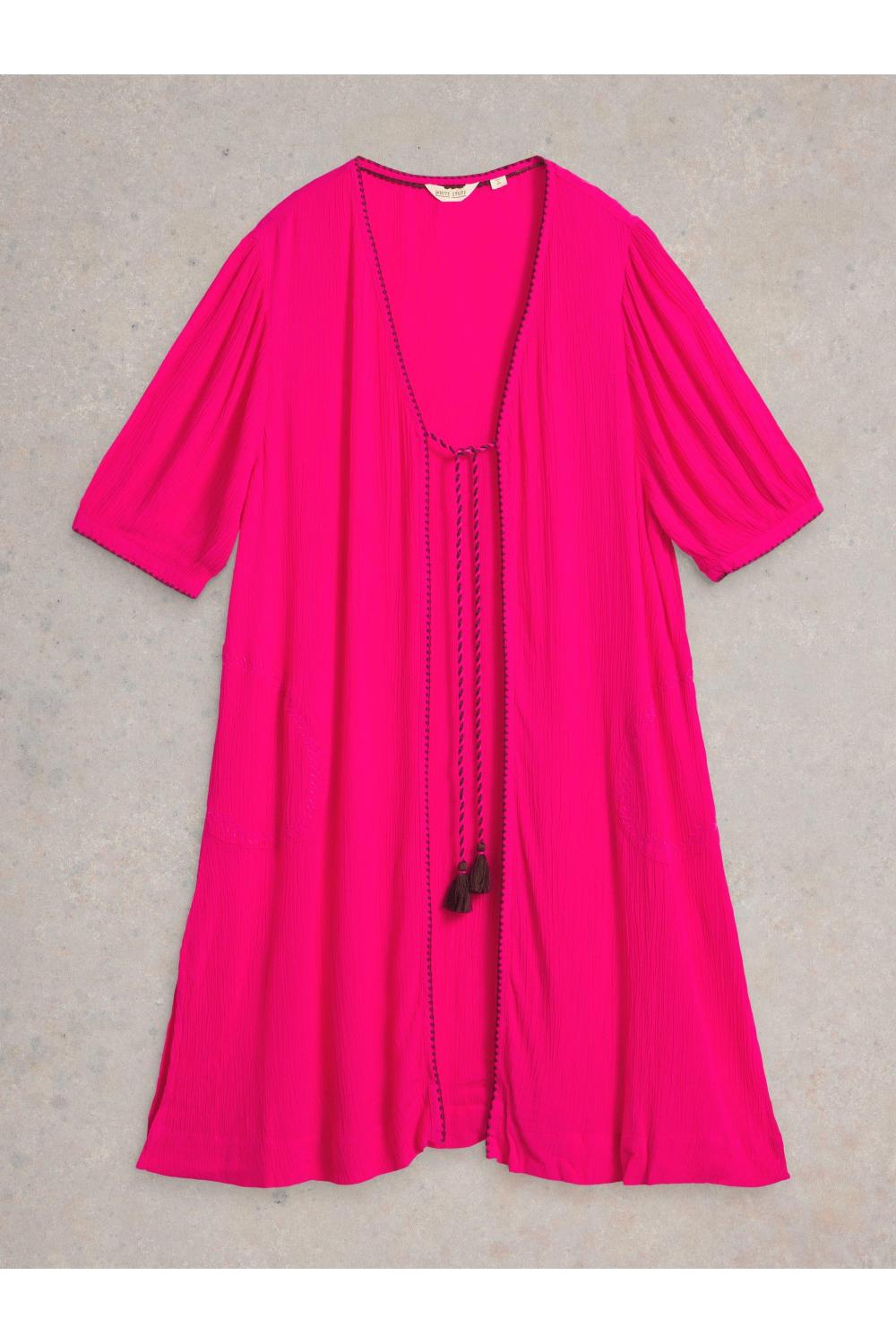 White Stuff Womens Maggie Magenta Beach Cover up   in BRT_PINK Art WS443659