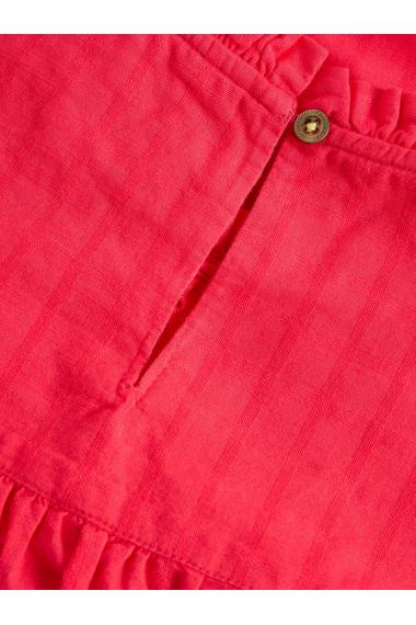 White Stuff Womens Lexi Cotton Broderie Top  in BRT_PINK Art WS443455