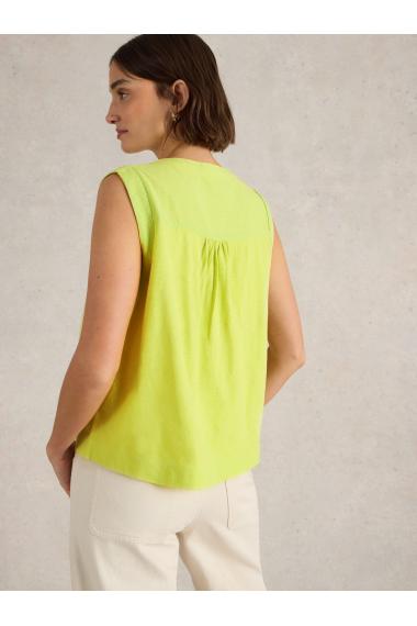 White Stuff Womens ISLA MIX TOP  in BRT_YELLOW Art WS443711