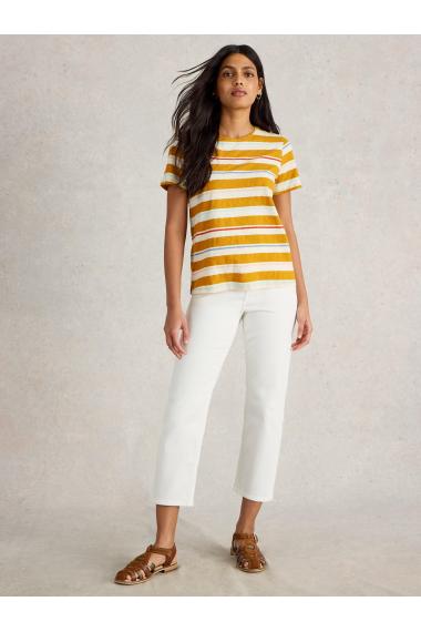 White Stuff Womens ABBIE STRIPE TEE  in CHART_MLT Art WS443691