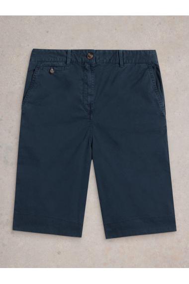 White Stuff Womens Hayley Organic Chino Short  in DARK_NAVY Art WS443441