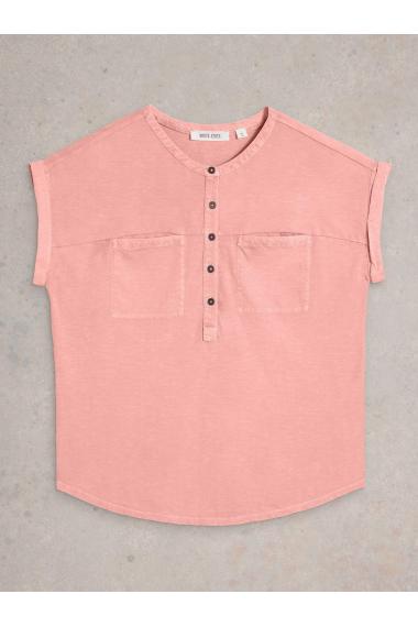 White Stuff Womens BETH SHIRT  in DUS_PINK Art WS443379