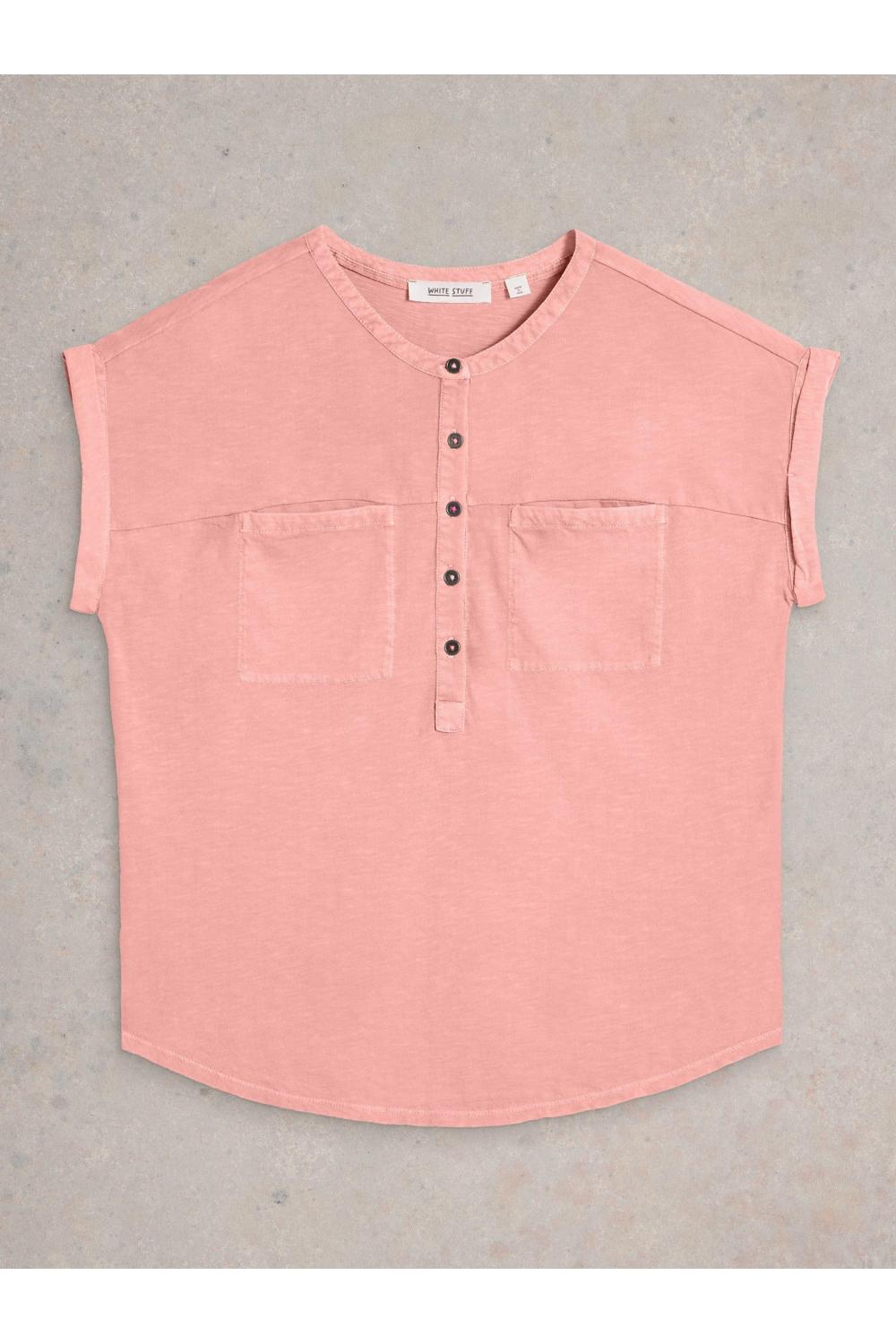 White Stuff Womens BETH SHIRT  in DUS_PINK Art WS443379