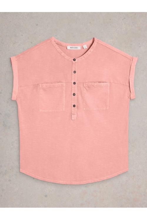 White Stuff Womens BETH SHIRT  in DUS_PINK Art WS443379