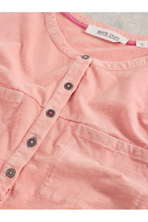 White Stuff Womens BETH SHIRT  in DUS_PINK Art WS443379