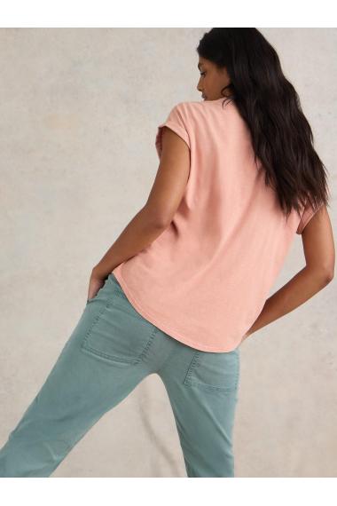 White Stuff Womens BETH SHIRT  in DUS_PINK Art WS443379