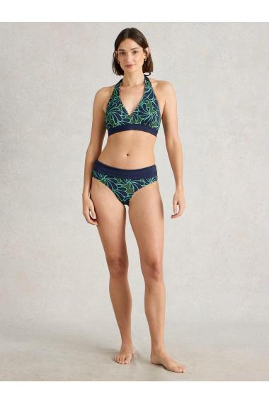 White Stuff Womens Reversible Fold Down Bottom  in GREEN_MLT Art WS443652