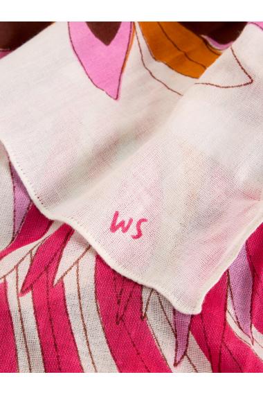 White Stuff Womens Sundance Bird Printed Scarf  in IVORY_MLT Art WS443583