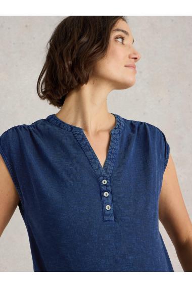 White Stuff Womens DINA TANK  in INDIGO_BLE Art WS443715