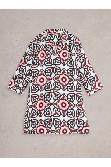 White Stuff Womens Blake Linen Tunic  in IVORY_PR Art WS443449
