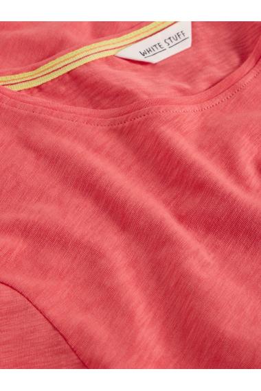 White Stuff Womens ABBIE TEE  in MID_CORAL Art WS443002