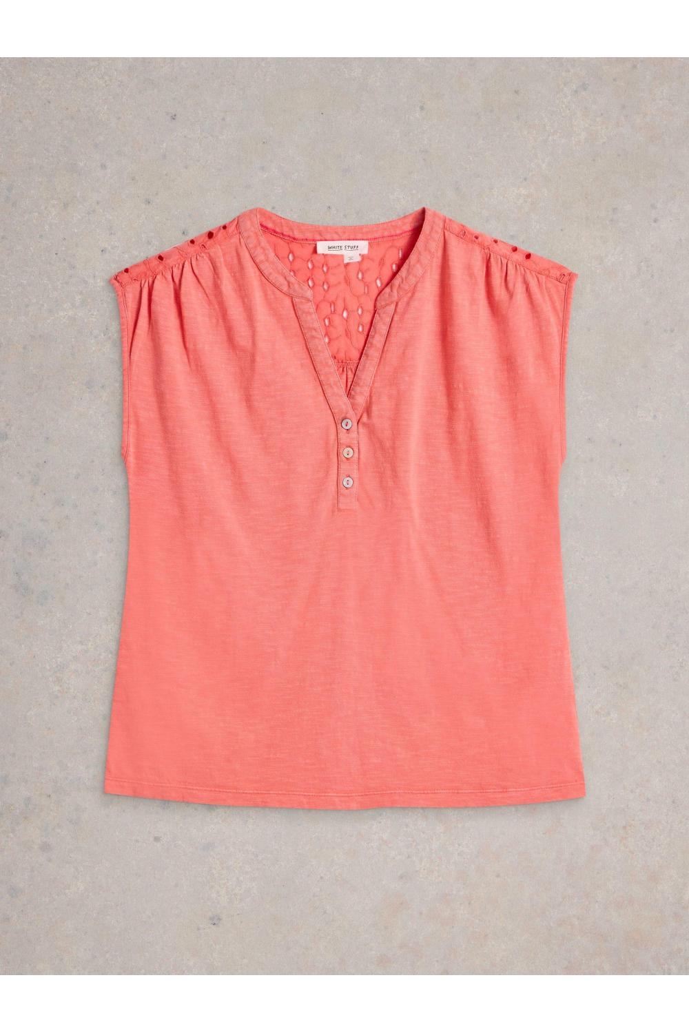 White Stuff Womens DINA TANK  in MID_CORAL Art WS443715