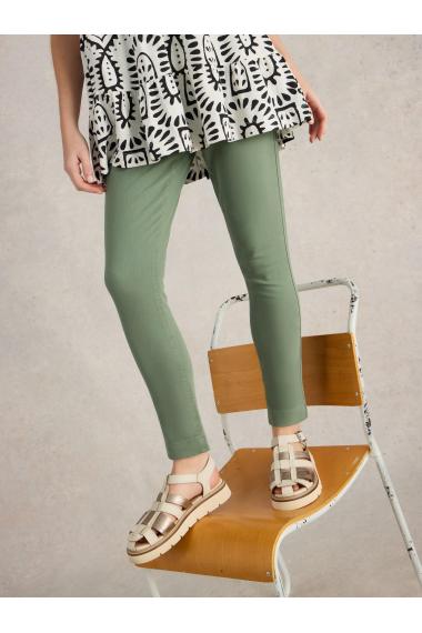 White Stuff Womens Janey Crop Jegging  in MID_GREEN Art WS443432