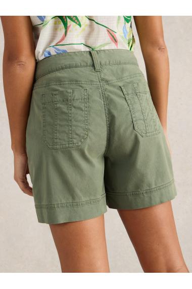 White Stuff Womens Mollie Combat Short  in MID_GREEN Art WS443430