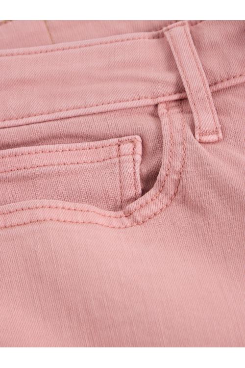 White Stuff Womens Blake Straight Crop Jean  in MID_PINK Art WS443788
