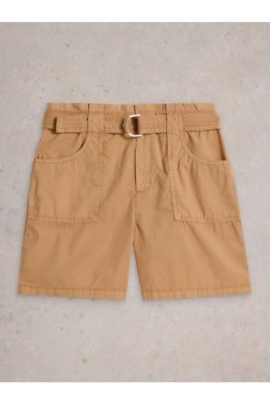 White Stuff Womens Teakie Short  in MID_TAN Art WS443425