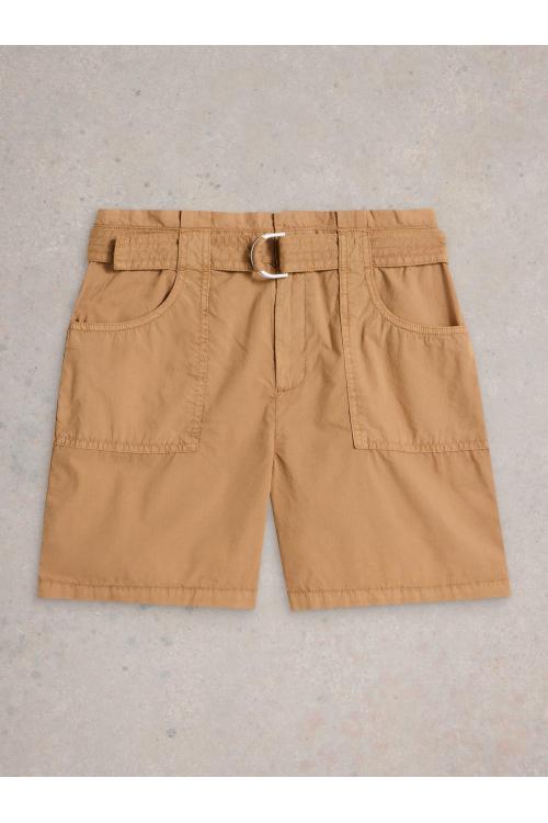 White Stuff Womens Teakie Short  in MID_TAN Art WS443425