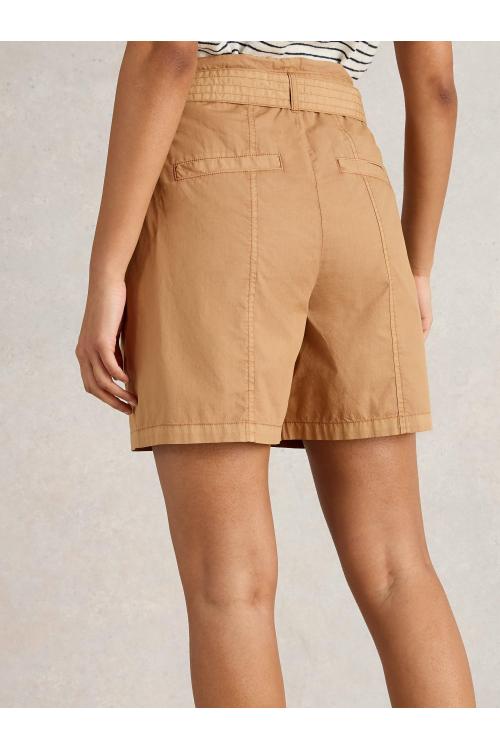 White Stuff Womens Teakie Short  in MID_TAN Art WS443425