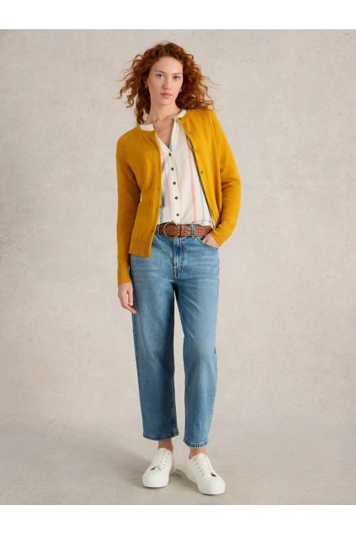 White Stuff Womens LULU CARDI  in MID_YELLOW Art WS443041