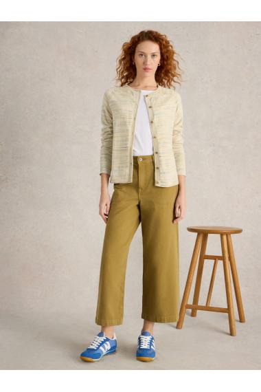 White Stuff Womens LULU SPACEDYE CARDI  in NAT_MLT Art WS443676