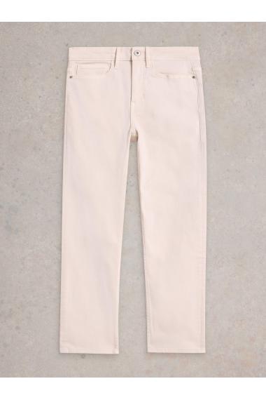 White Stuff Womens Blake Straight Crop Jean  in NAT_WHITE Art WS443788