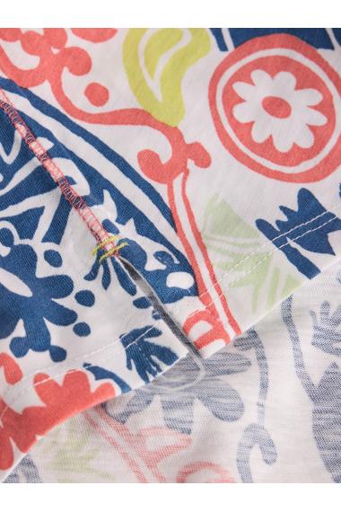 White Stuff Womens ABBIE TEE  in NAVY_MULTI Art WS443002