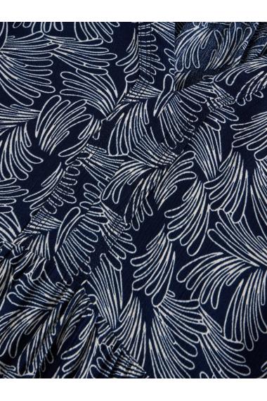 White Stuff Womens Sophia Crinkle Dress  in NAVY_PR Art WS443540