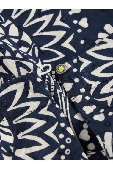 White Stuff Womens Paradise Cotton Vest  in NAVY_PR Art WS443456
