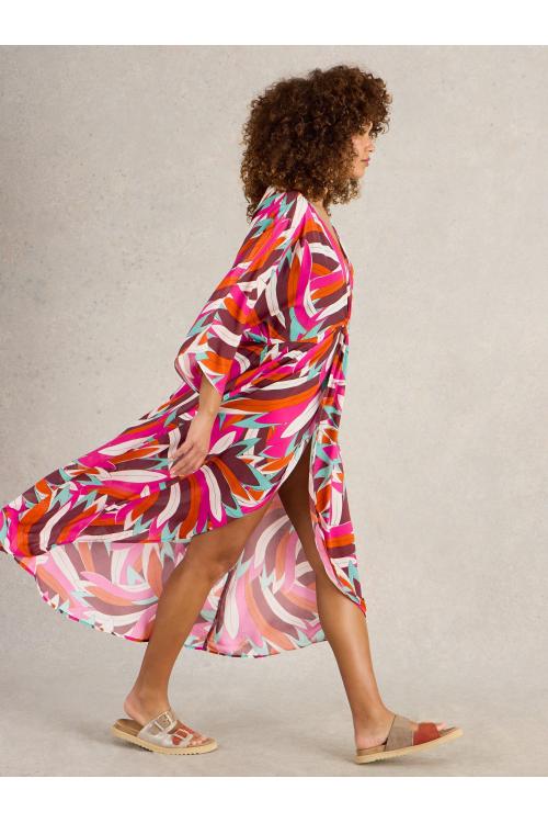 White Stuff Womens Cleo Kimono   in PINK_PR Art WS440866