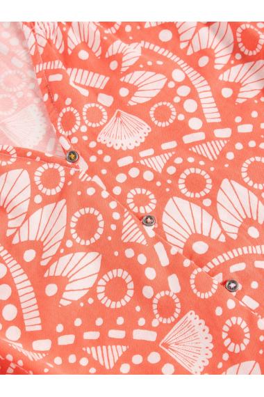 White Stuff Womens Rae Organic Cotton Top  in PINK_PR Art WS443457